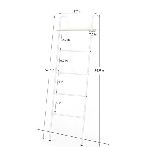 17 Stories 57.68'' Tall Blanket Ladder Wayfair
